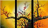 Chinese Plum Blossom Wall Art - CPB0404